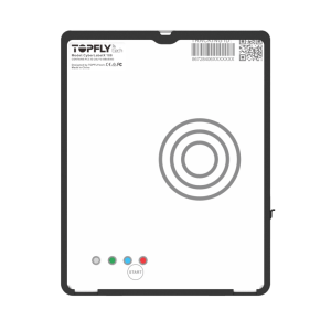 CyberLabelX front view with bracket
